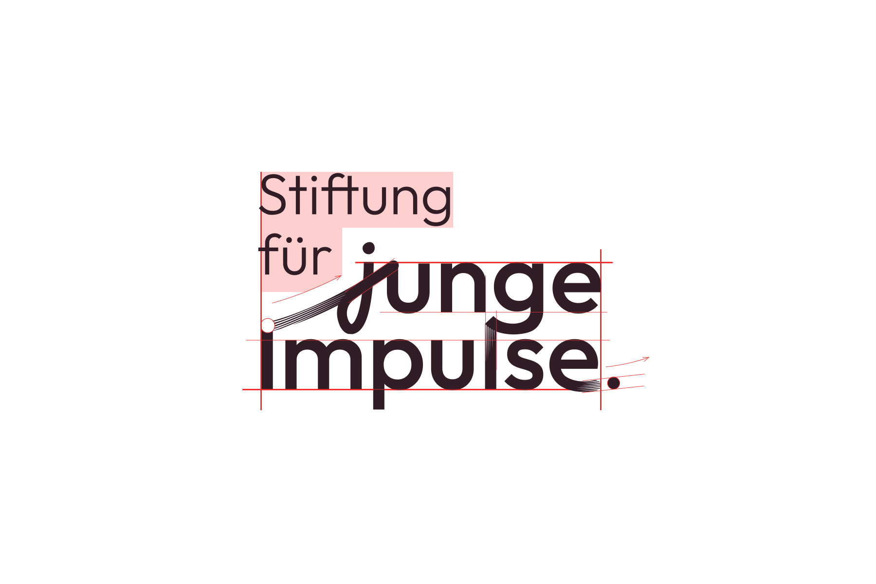 Logo für gemeinnützige Stiftung, Aufbau und Proportionen
