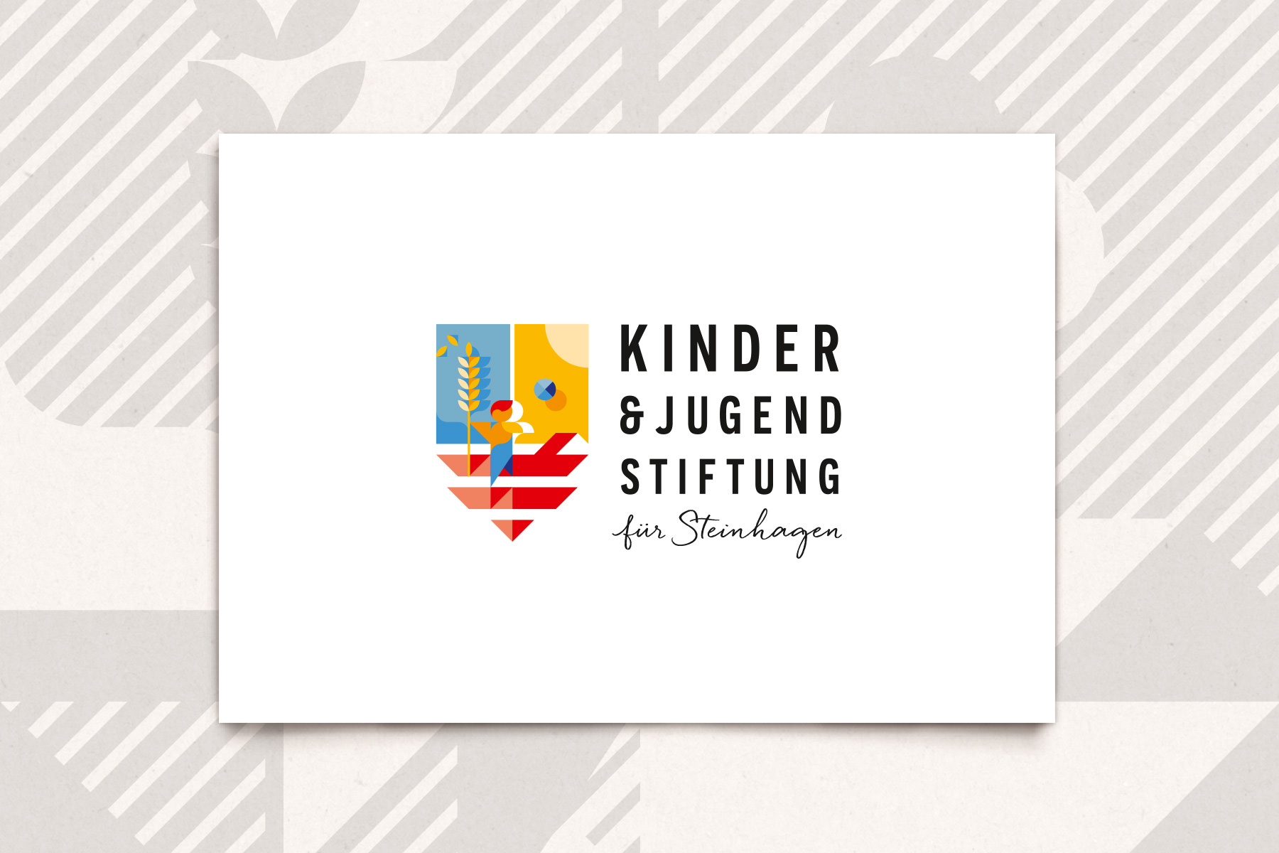 Logo-Entwicklung Logo mit Bildzeichen ›Kinderwappen‹