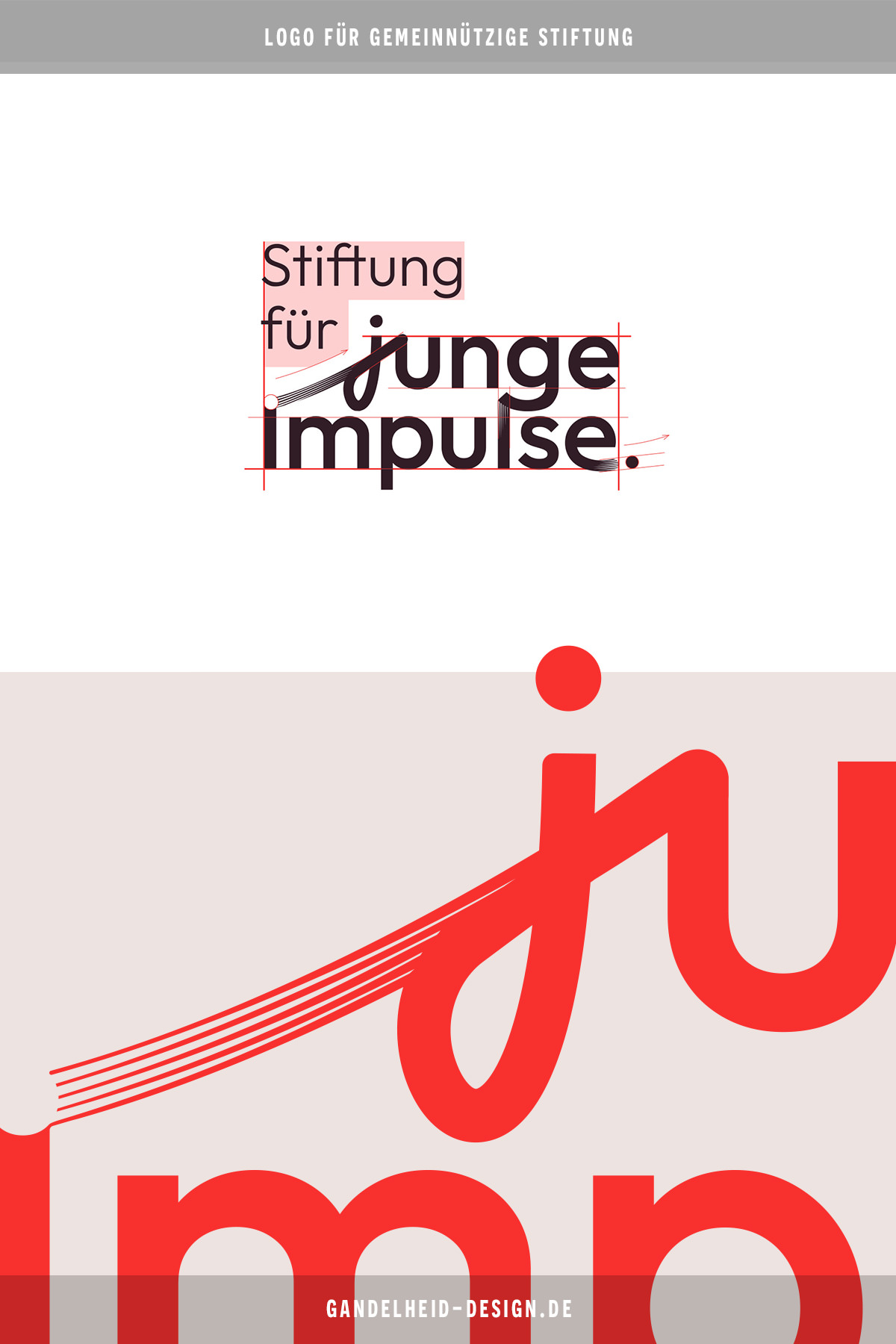 Logo für gemeinnützige Stiftung, Aufbau und Proportionen 