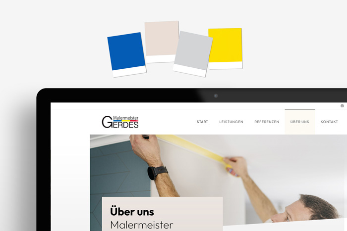 Website für Maler