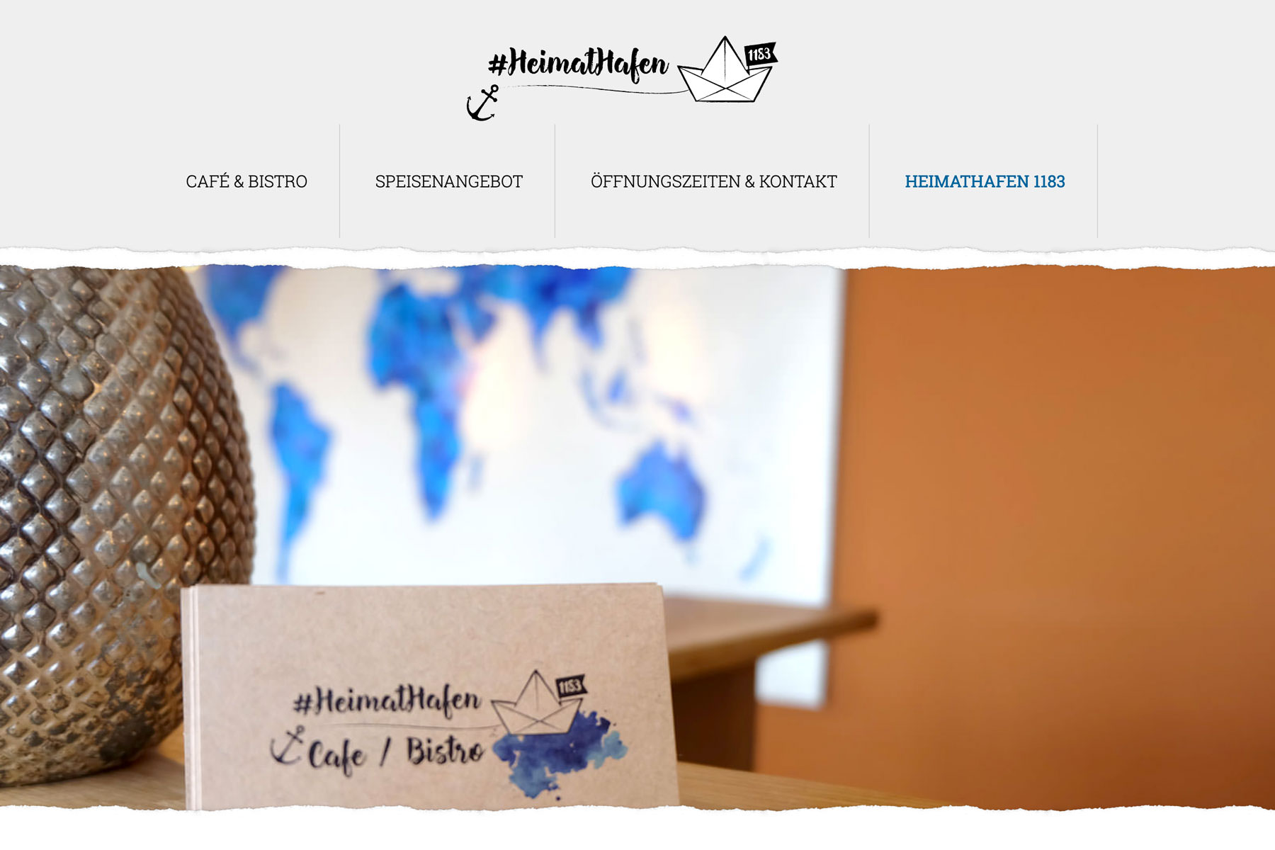 Website für Cafe und Bistro in Halle Westfalen