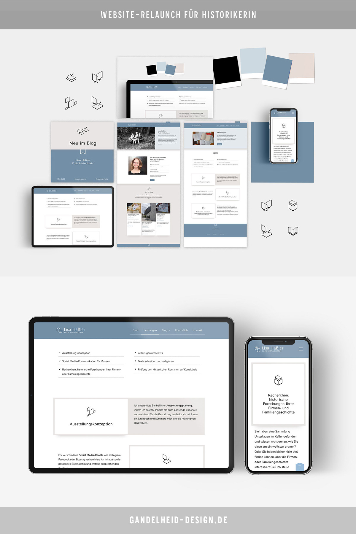 Website Relaunch für Historikerin